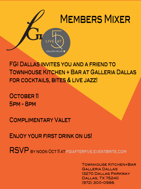 FGI Dallas Galleria After Five